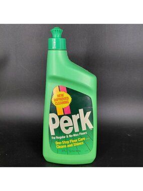 Perk One-Step Surface Floor Cleaner 22 Fl Oz Regular No-Wax Floors Discont 90s